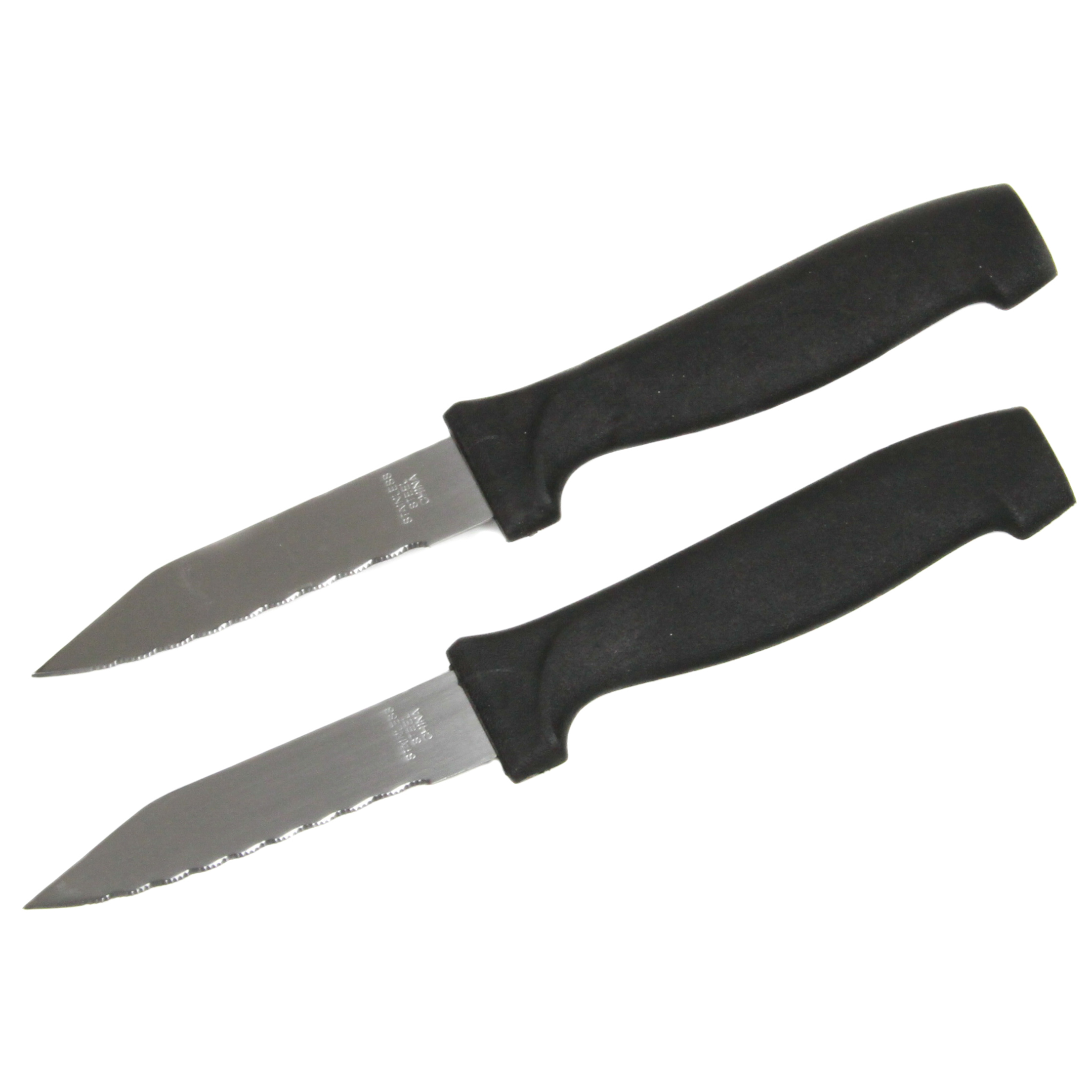 2 Piece Serated Stainless Steel Paring KNIFE Sets