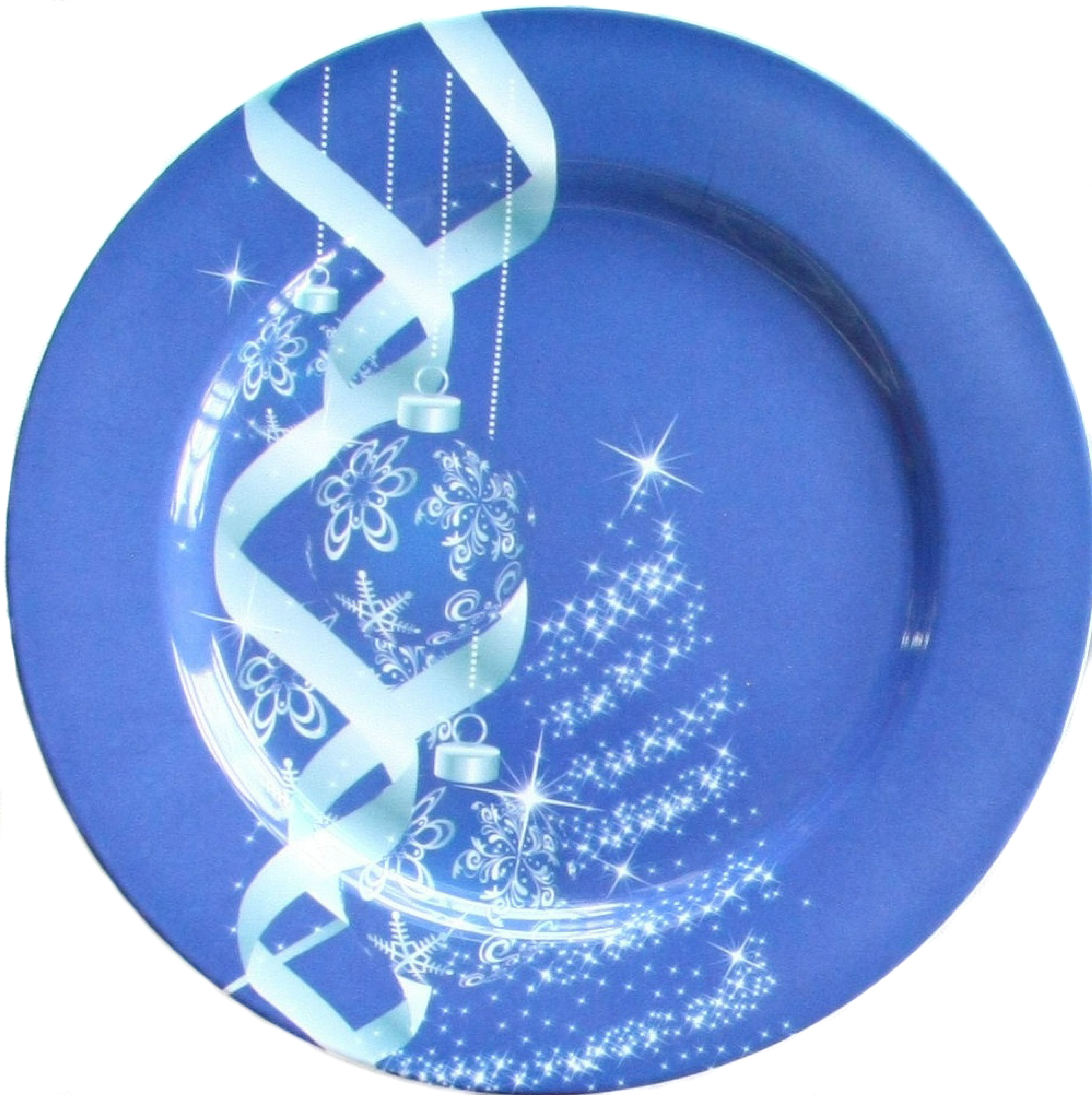 Blue Ornament Plates