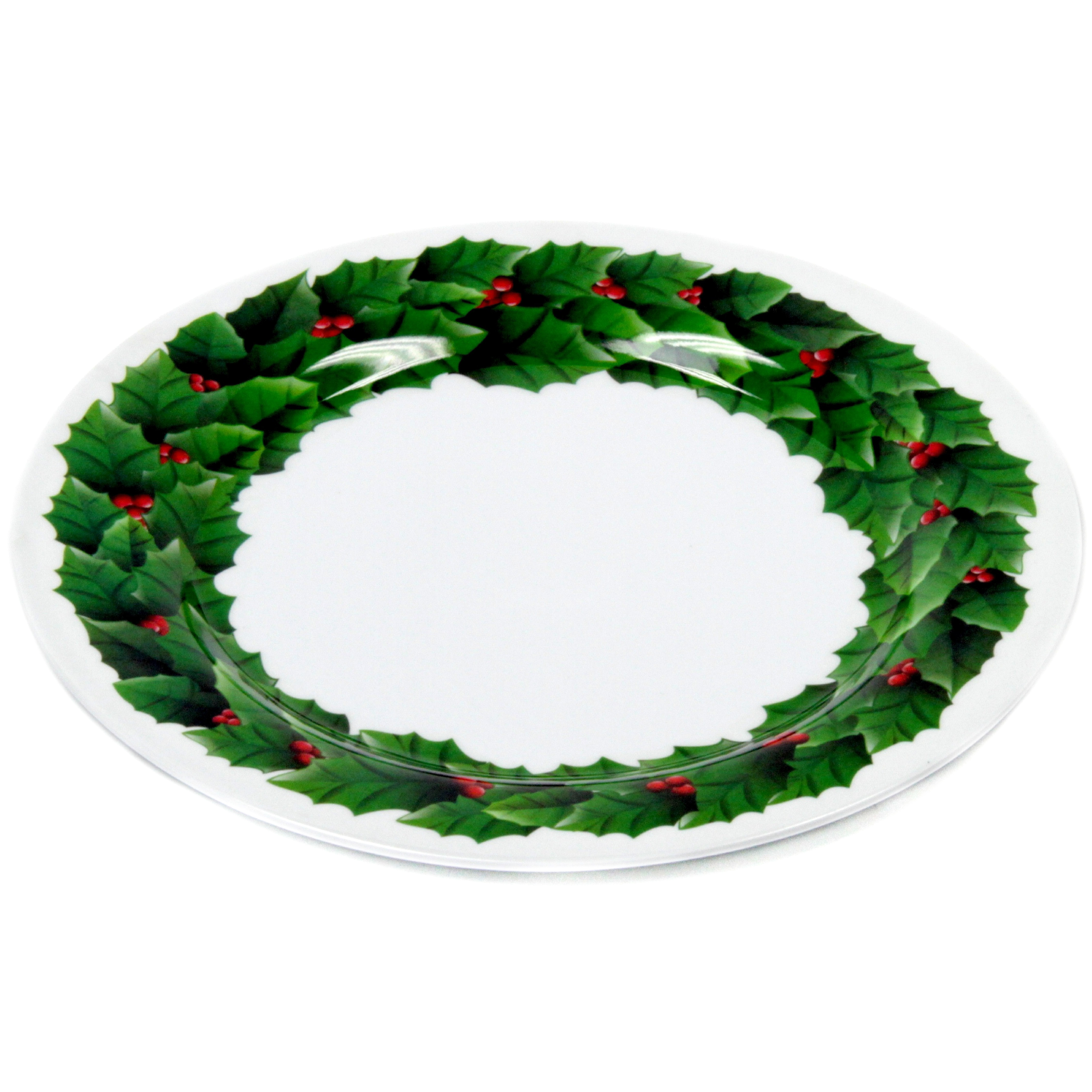 ''10'''' Christmas Wreath Plates''