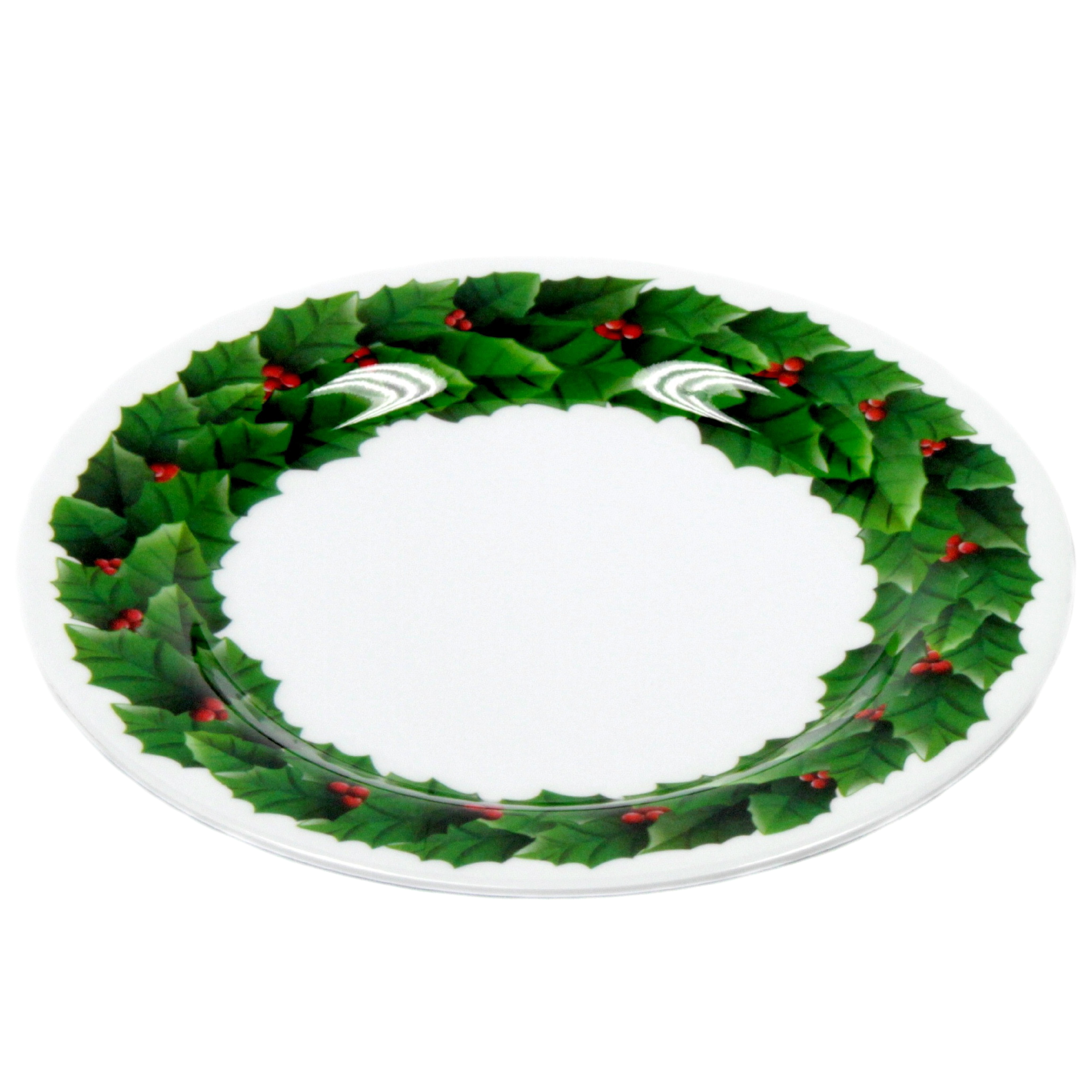 ''8'''' Christmas Wreath Plates''