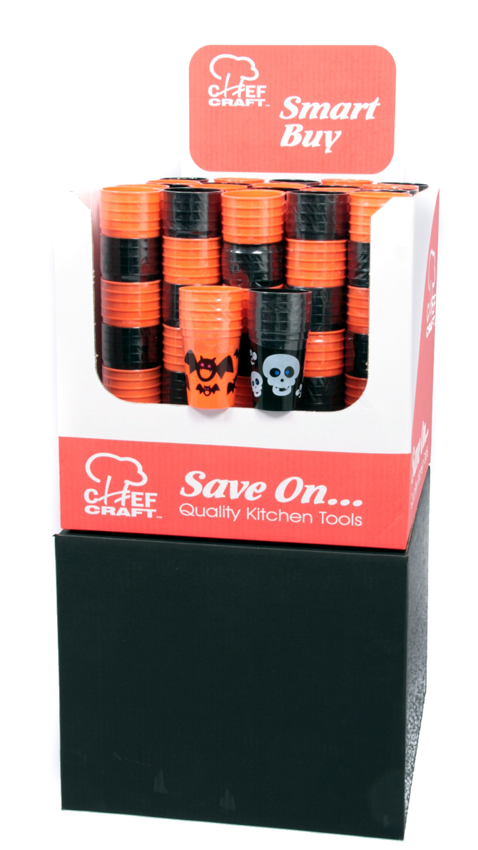 HALLOWEEN Cups in Floor Display