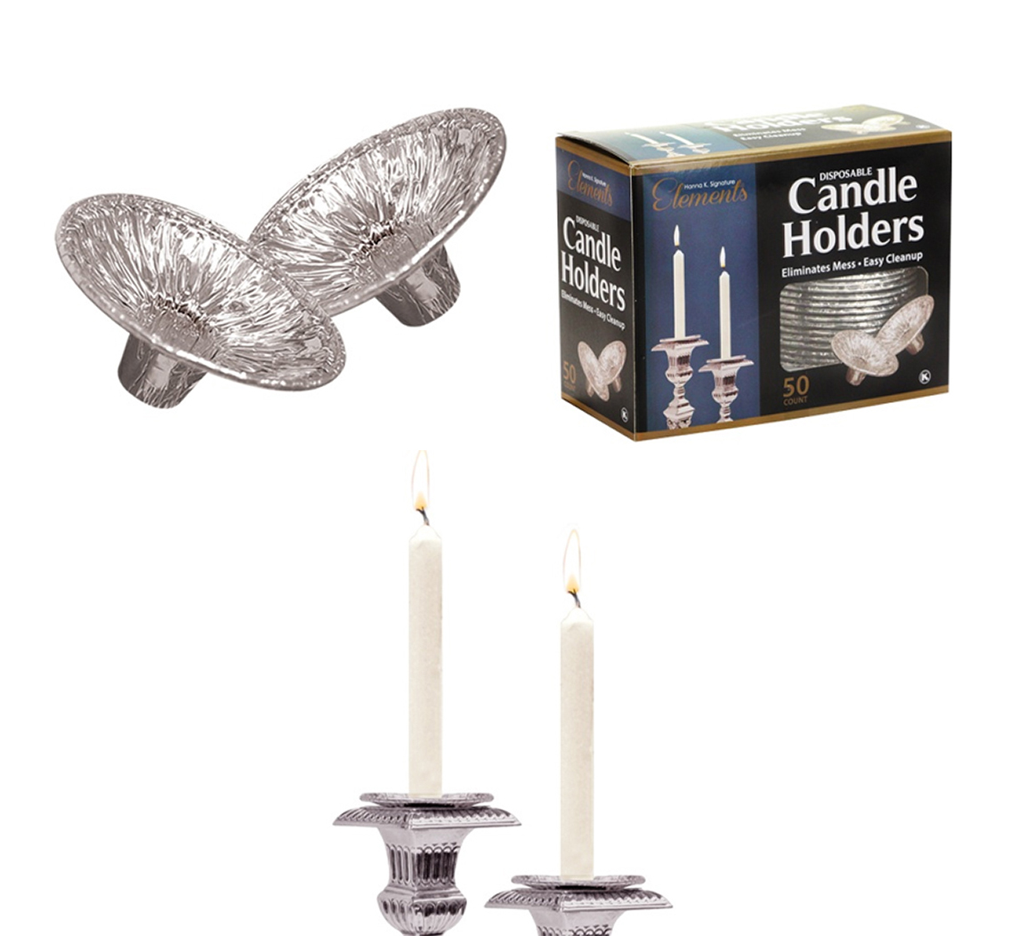 Elements - Aluminum CANDLE HOLDERs 50-Packs - Nicole Home Collection