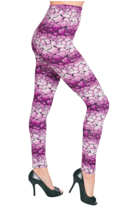 Women's Fashion LEGGINGS - Snakeskin Print