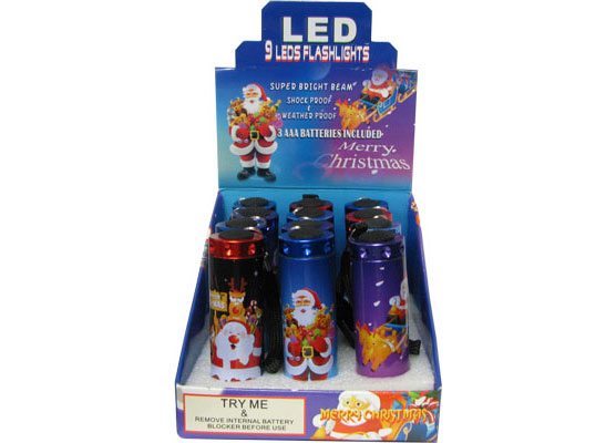 Christmas Graphic LED Mini FLASHLIGHTS