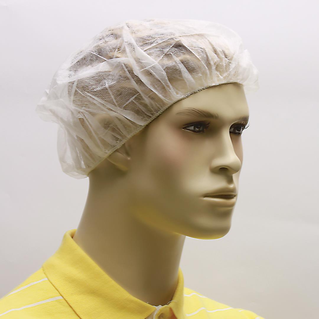 ''19'''' Disposable Bouffant CAPS  - White''