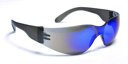 Storm Safety Glasses - Blue Mirrored Lenses