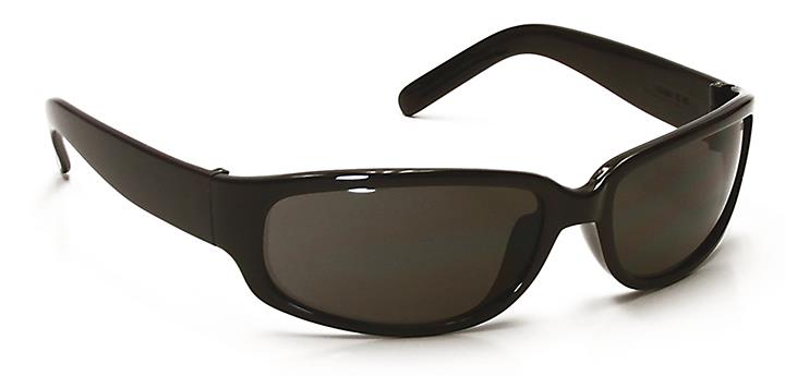 Legend Safety Glasses - Black FRAME w/ Grey Lenses