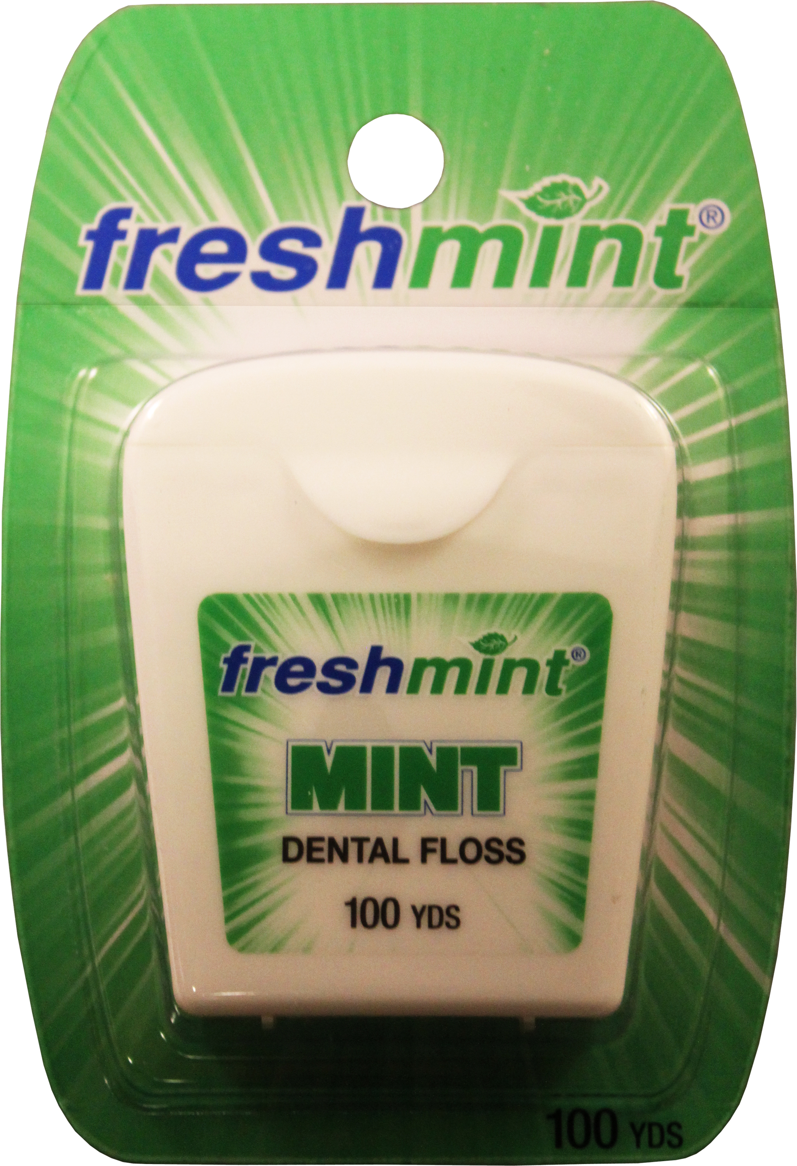 Freshmint 100 Yard Mint Waxed Dental Floss