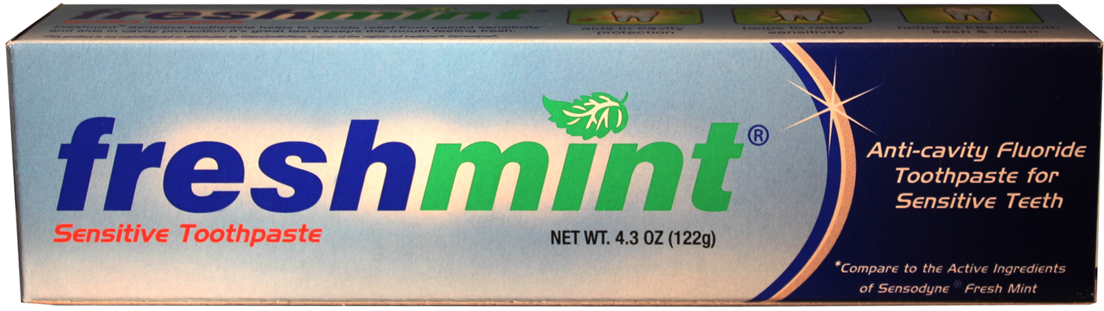 Freshmint 4.3 oz. Sensitive Anticavity Fluoride TOOTHPASTE