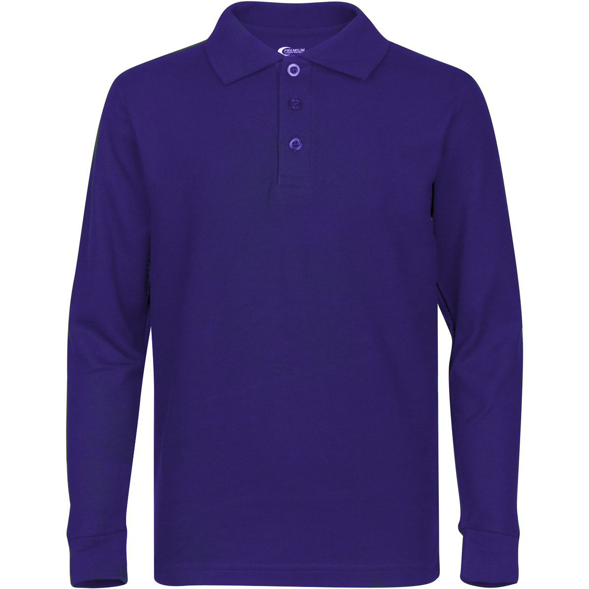 Boy's SCHOOL UNIFORM Long-Sleeve Shirts - Purple - Choose Your Sizes (3/4-18/20)