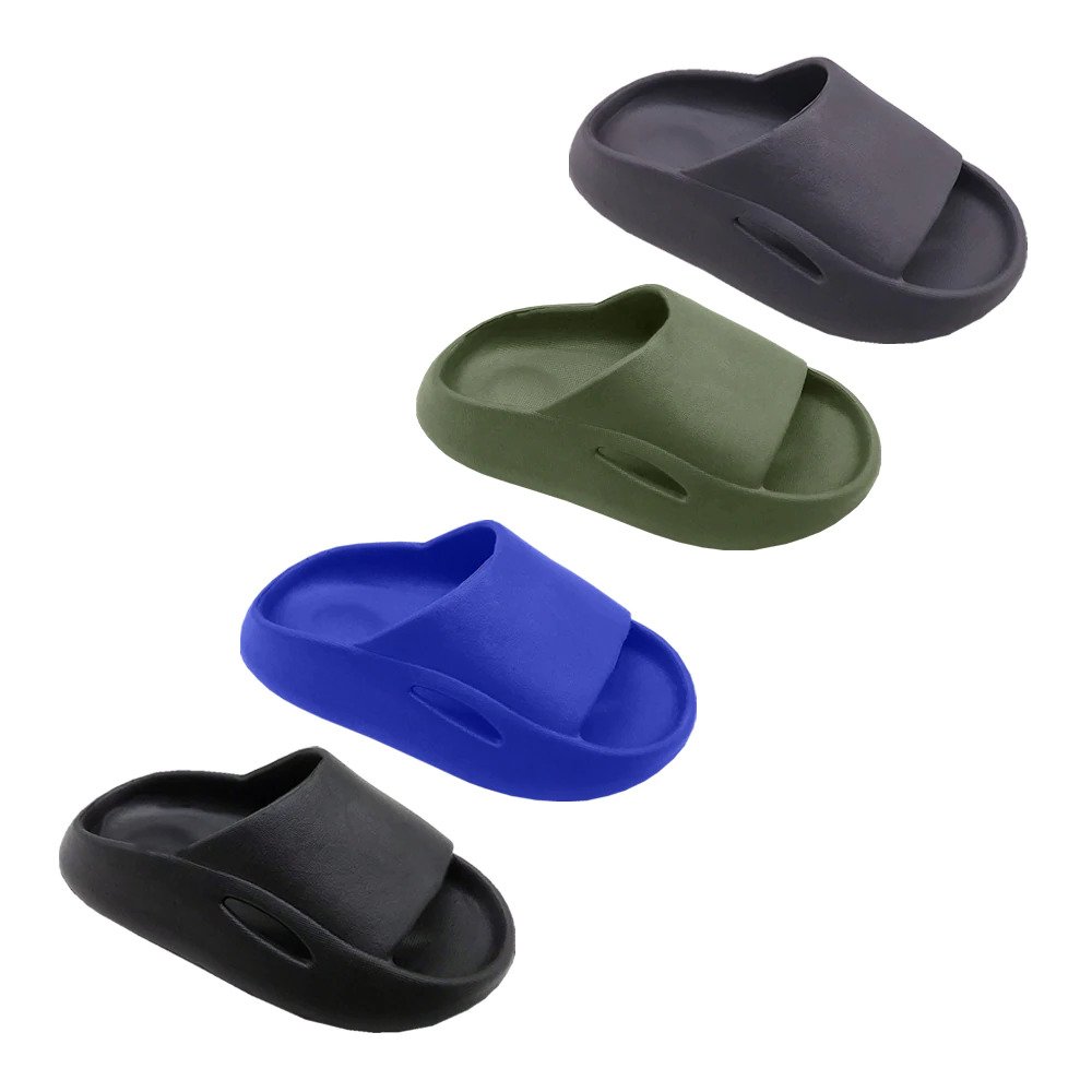 Children's Wedge Slide SANDALS w/ Soft Footbed - Assorted Colors