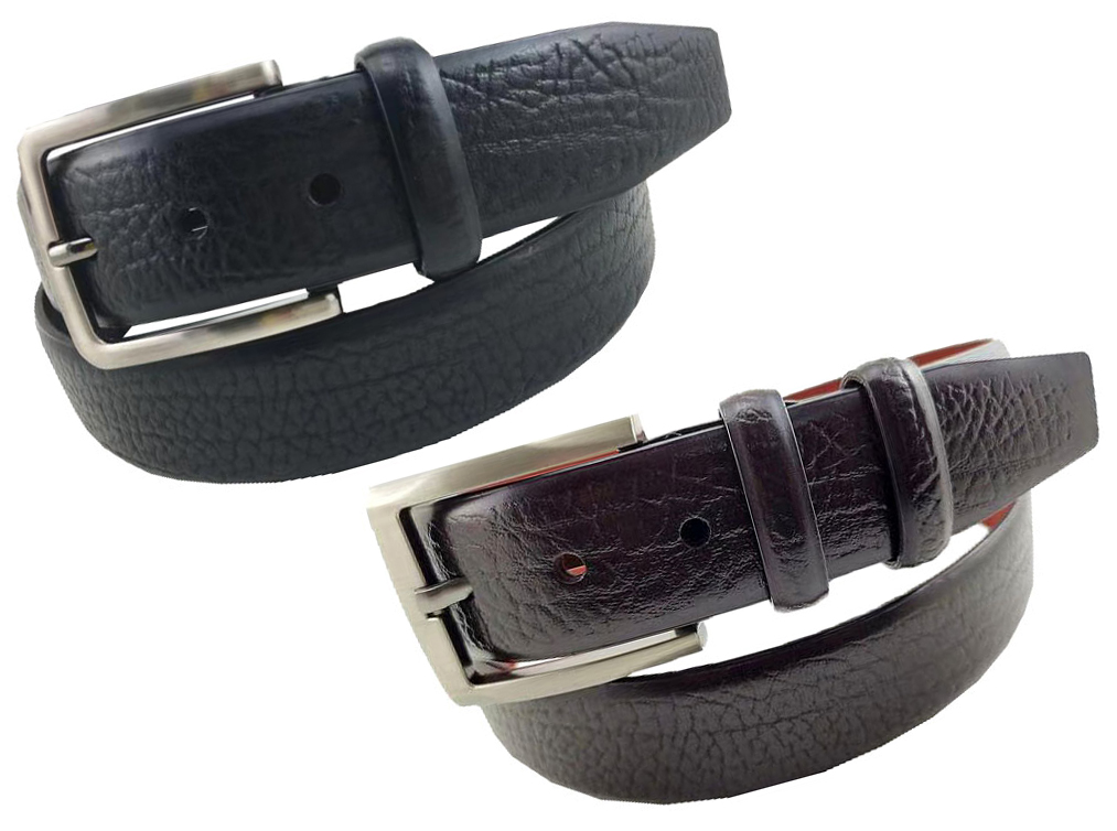 Men's Genuine LEATHER Belts - Raw Grain - Sizes 32-46