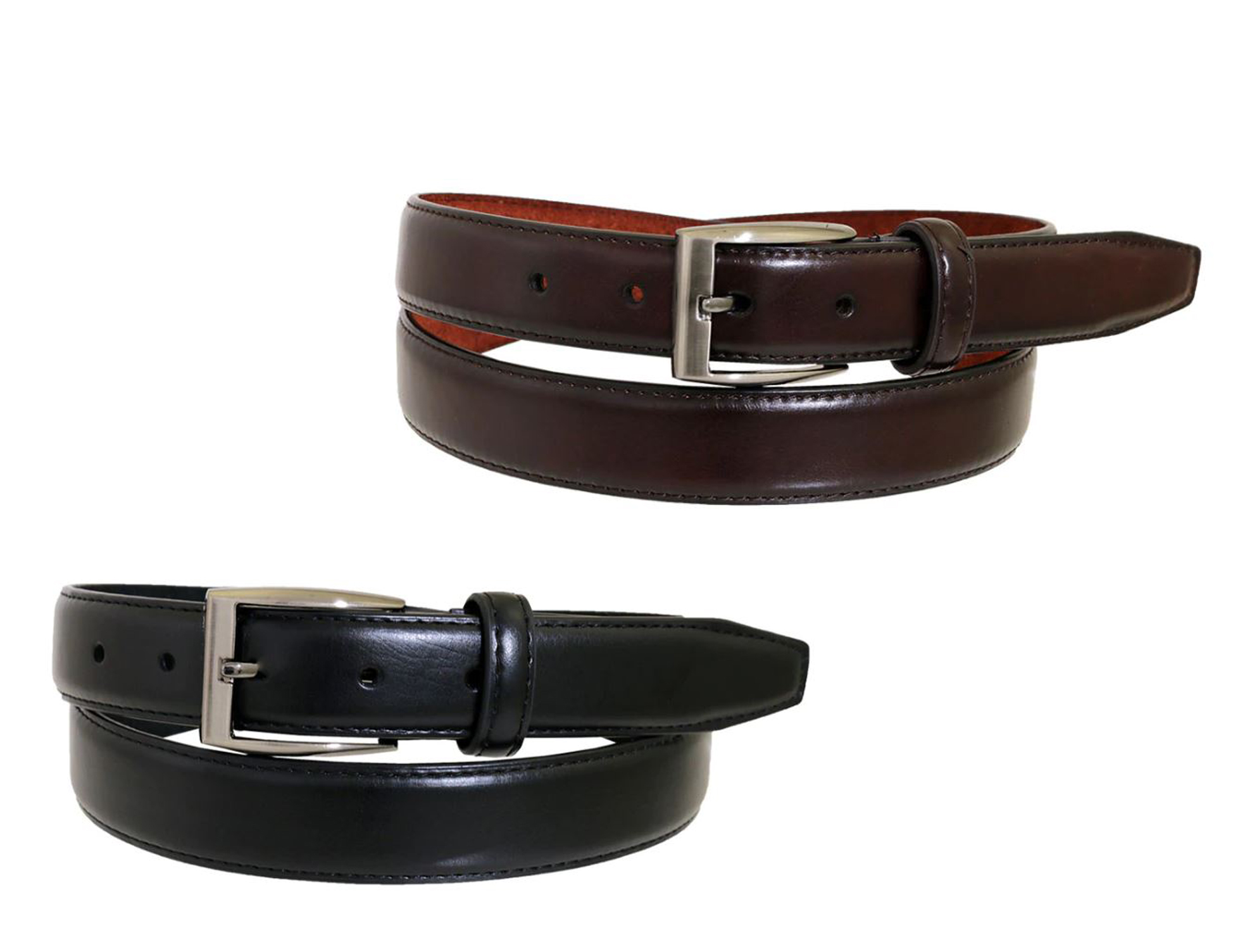 Men's Genuine LEATHER Skinny Belts - Choose Your Color(s) - Sizes 32-46