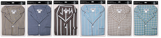 Men's Pajama Set w/ Front Pocket - Assorted Patterns