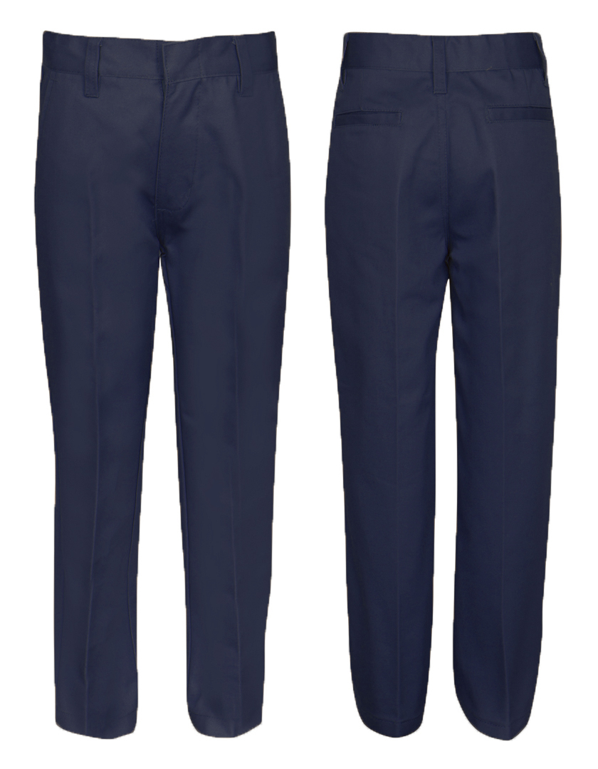 Wonder Nation Boys School Uniform Flat Front Pants, 2-Pack, Sizes 4-18 &  Husky - Walmart.com