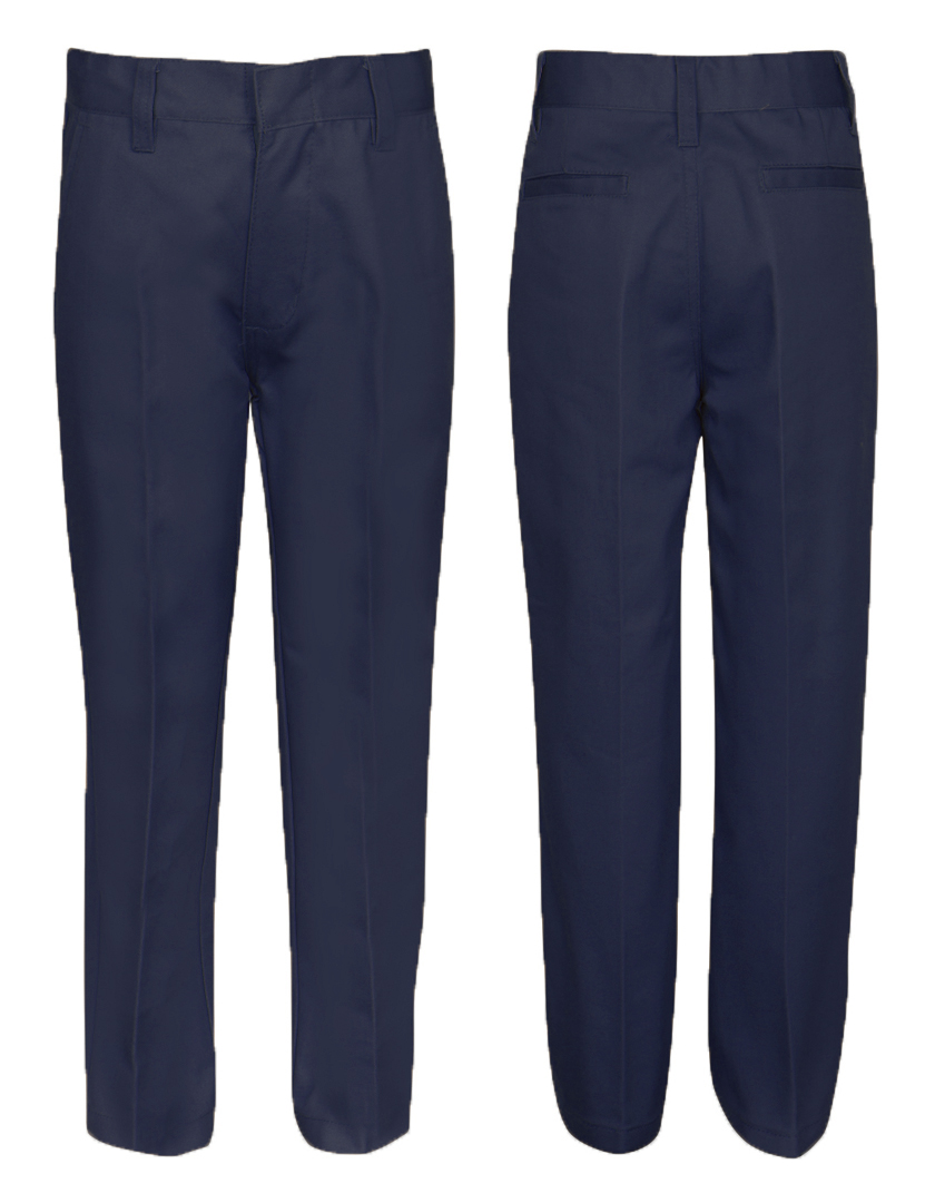 Boy's SCHOOL UNIFORM Trouser Pants - Navy Blue - Choose Your Sizes (8-20)