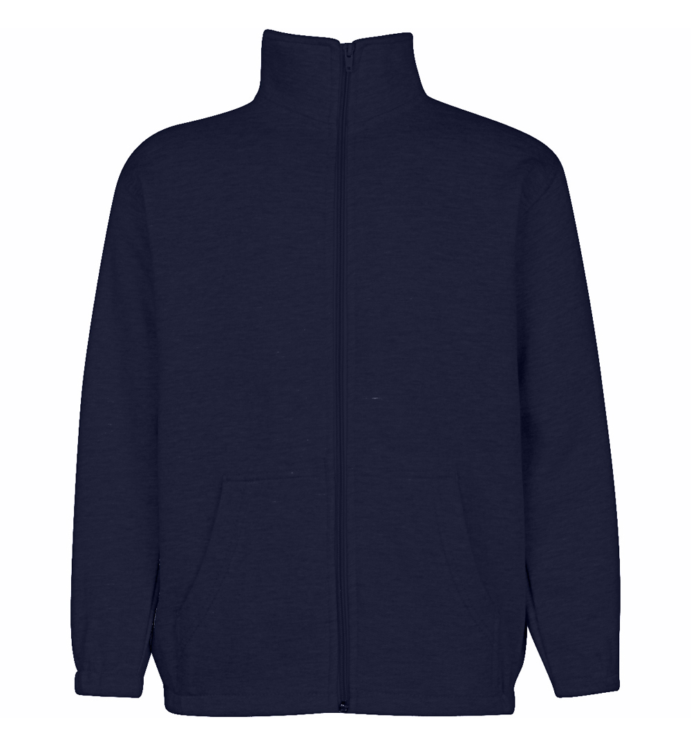 Boy's & Girl's Mock Neck Zippered SWEATSHIRTs - Navy Blue - Choose Your Sizes (3/4-18/20)