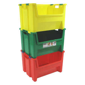 Pack 'N' Stack - 13 GALLON Bins - 3-Pack