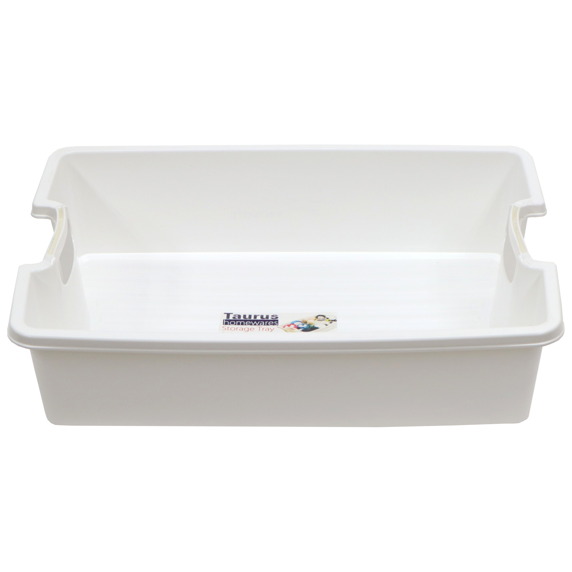 6.75 GALLON Rolling Storage Bin Organizer Tray