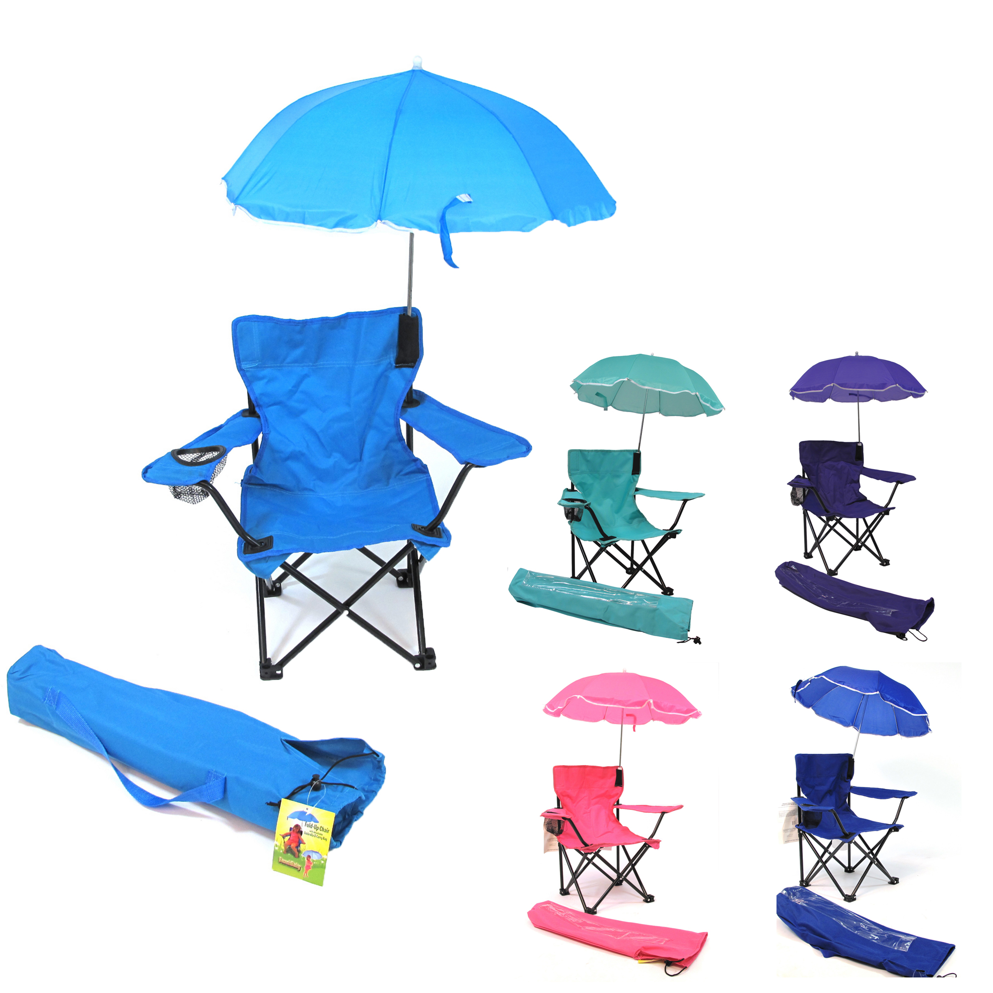 Beach Baby All-Season Children's Umbrella CHAIRs w/ Matching Shoulder Bag