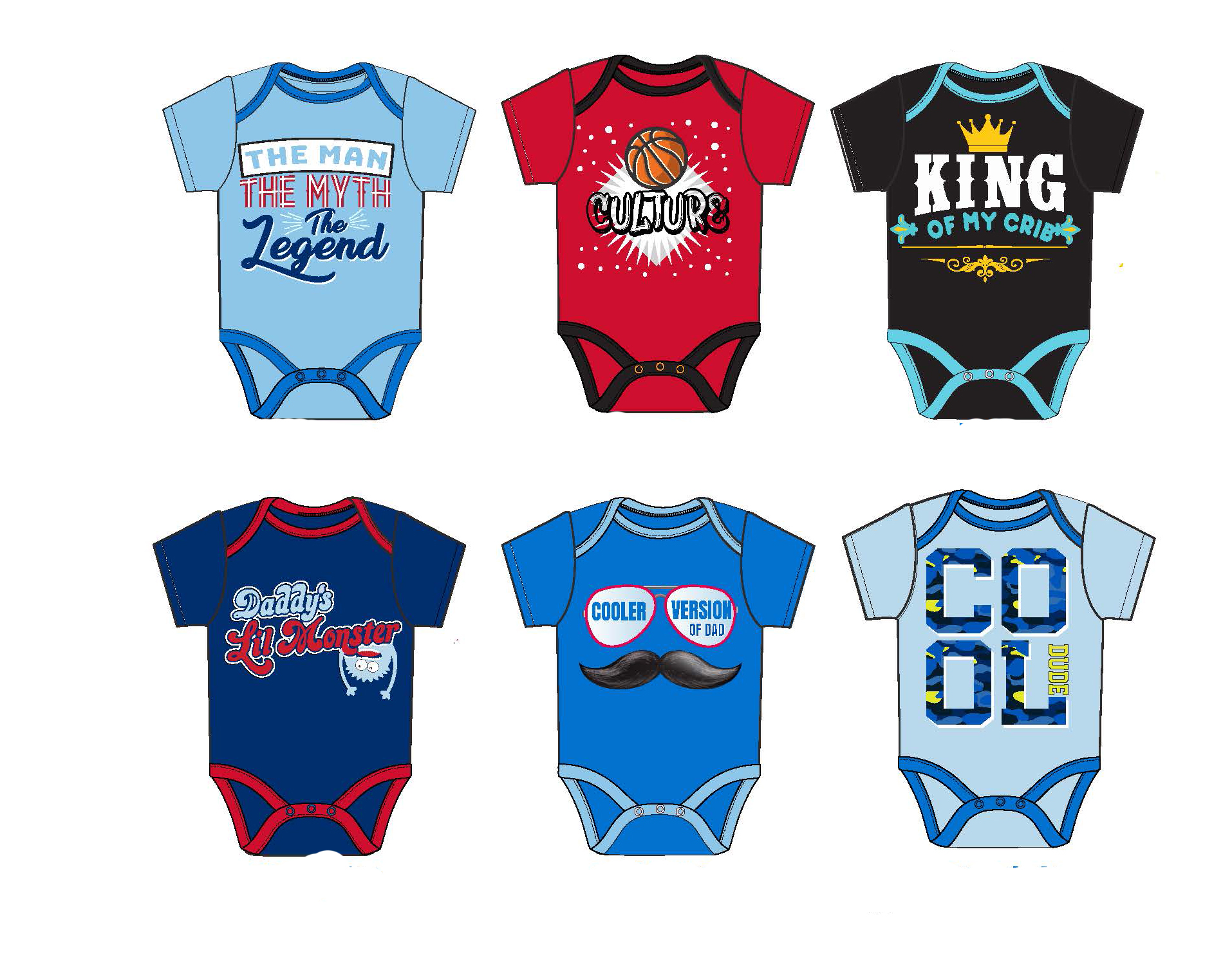 Baby boy graphic discount onesies