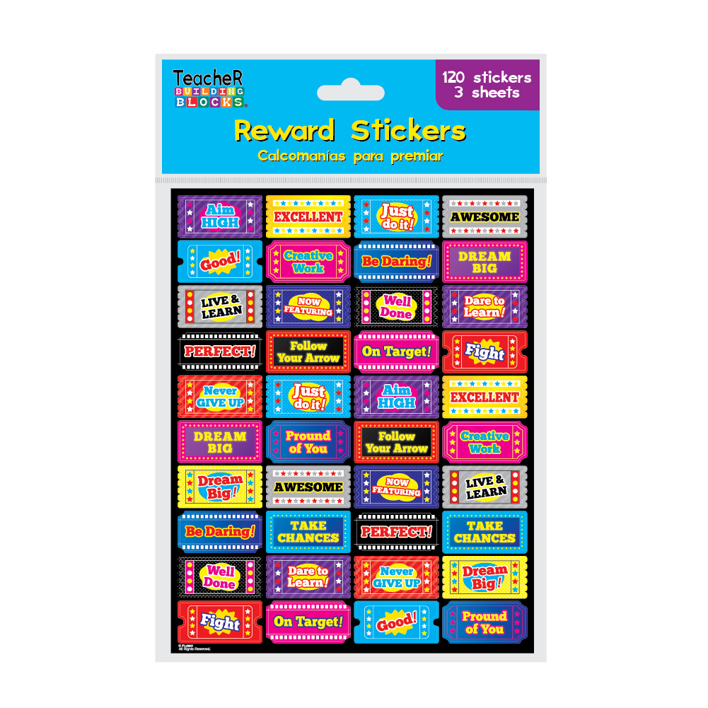 Motivational School STICKERS - 120-Packs