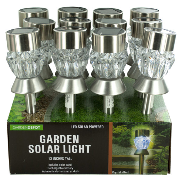 crystal solar lights