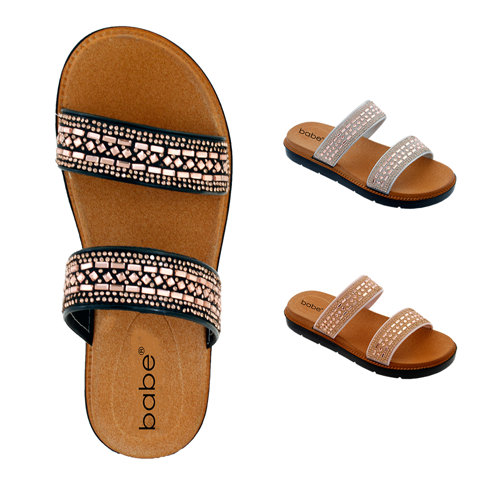 double band sandals