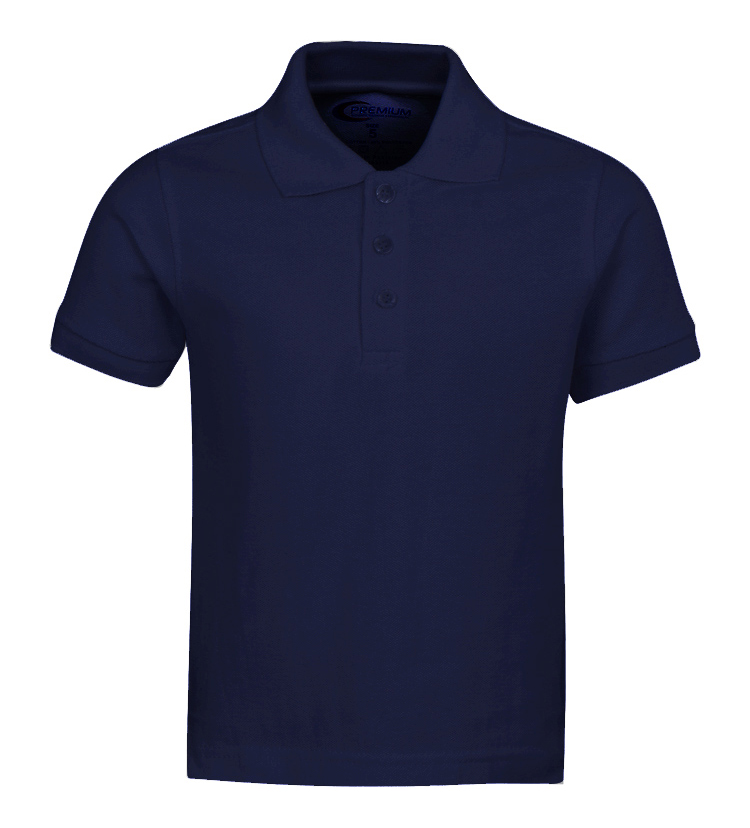 navy blue dri fit polo shirt