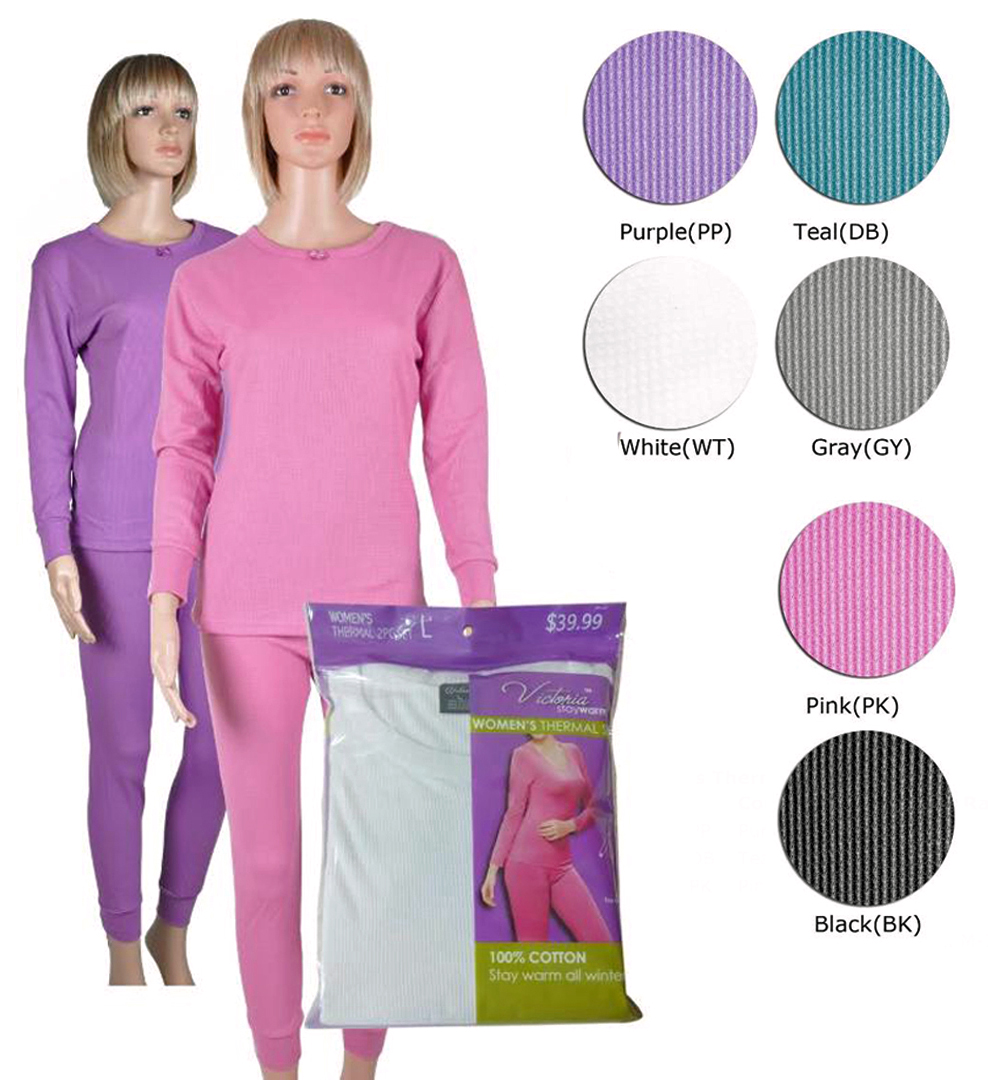 women's thermal underwear sets