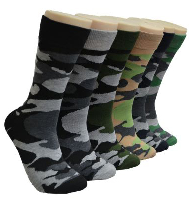 mens printed dress socks