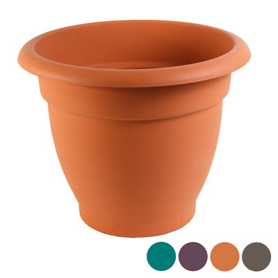 PLANTER Round 16d X 12.9h 4 Colors Poly Bag #lilly 16