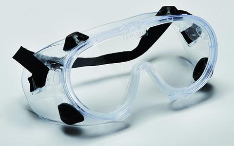 Lab Safety GOGGLES - Indirect Ventilation - Clear w/ Anti-Fog Lenses